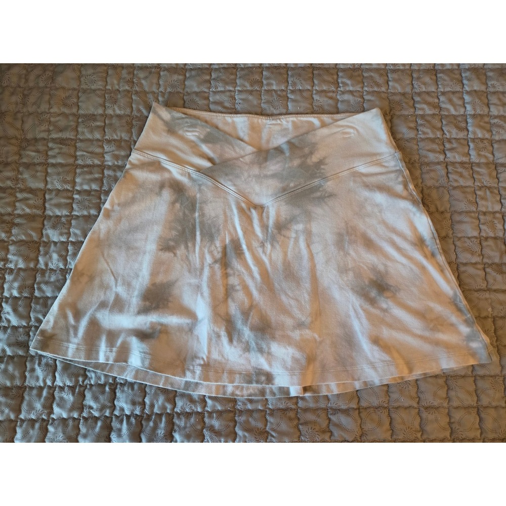 PINK Tie Dye Crossover Waist Skort‎ XL, w/Pockets